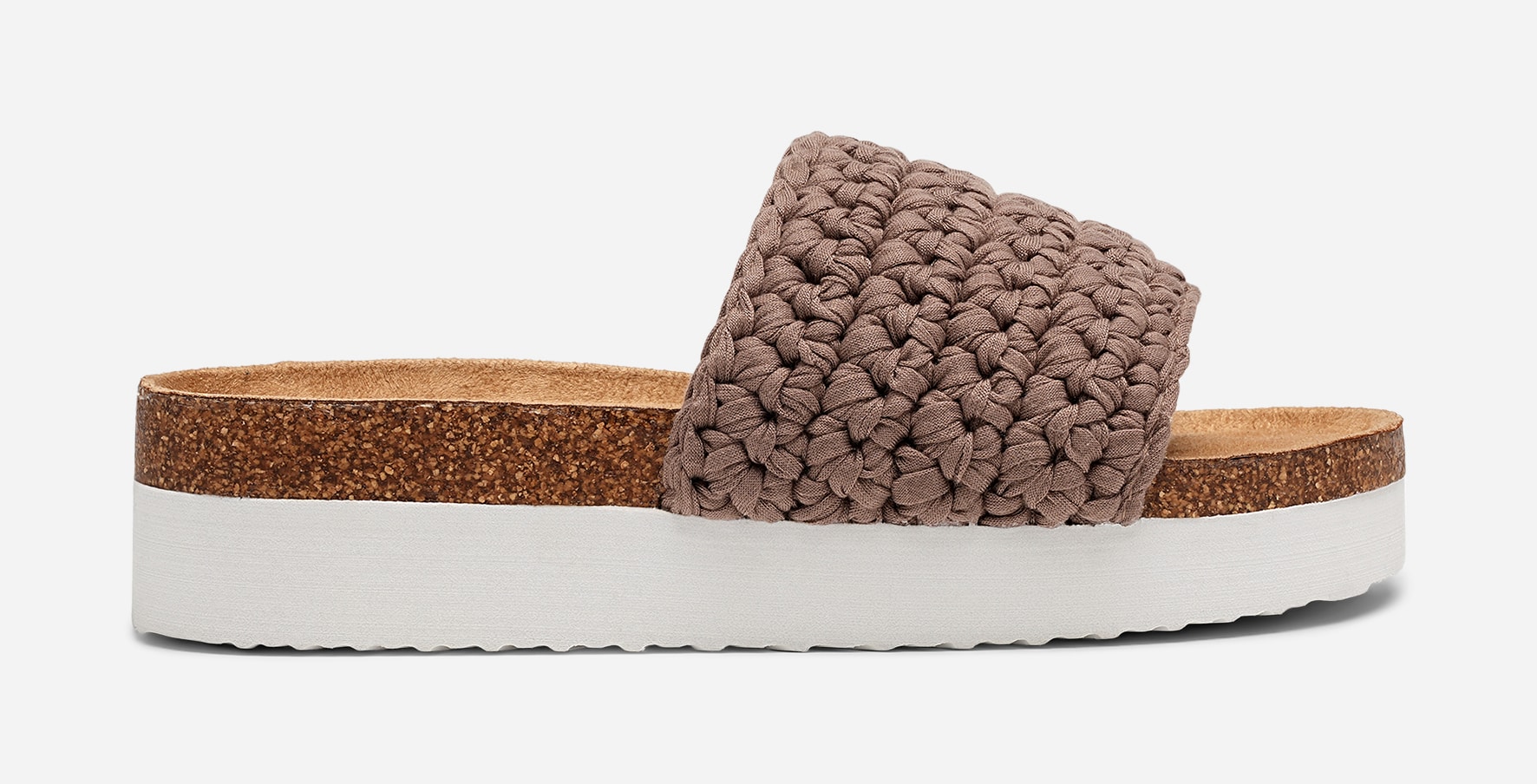 ATTITUDE, Sandal med platåsåle Brun
