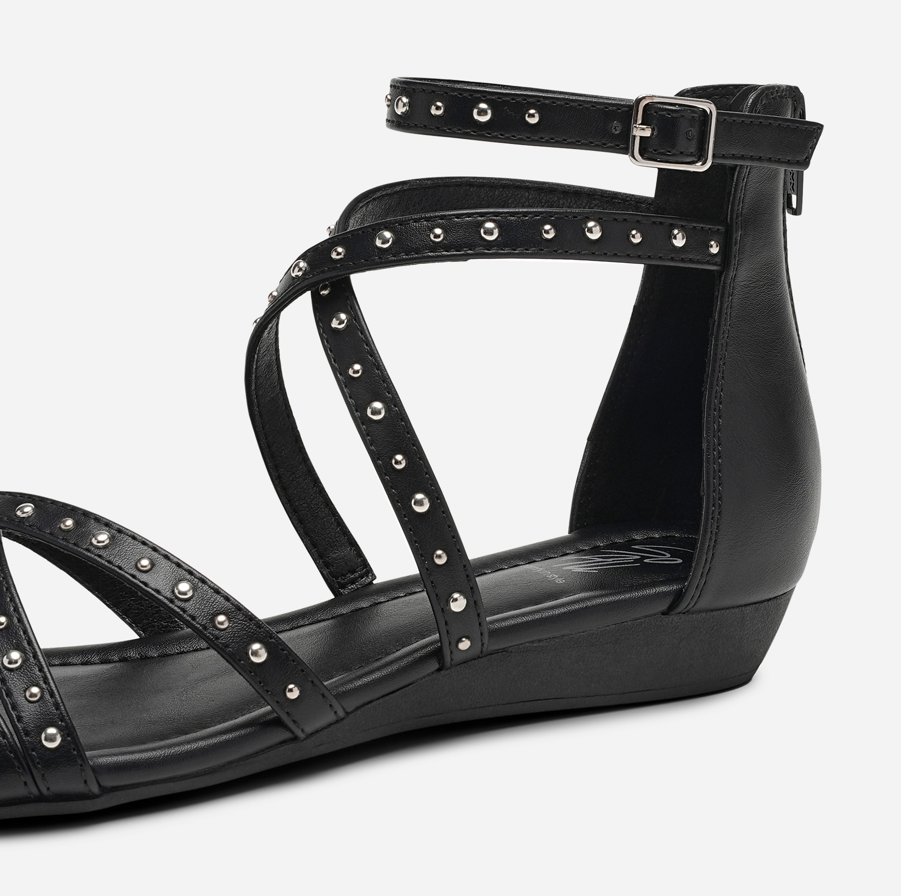 SO ALL, Sandal med reimer Sort