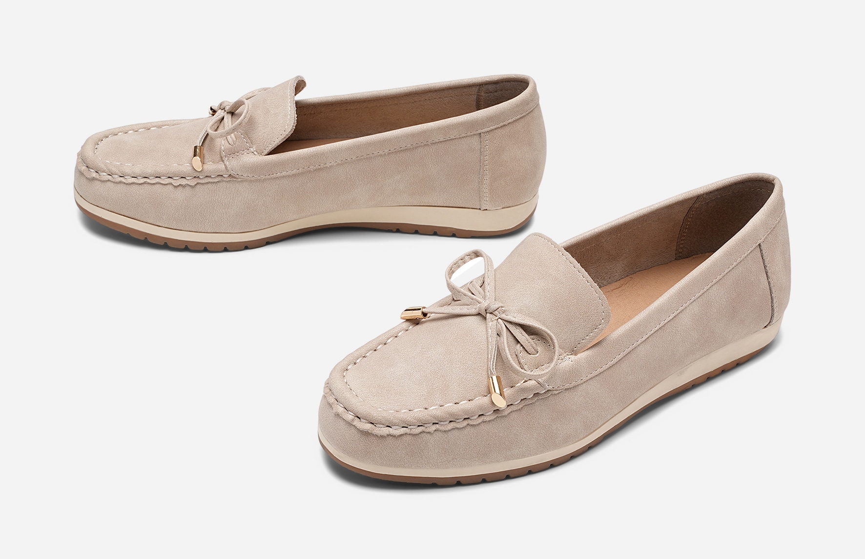 SO ALL, Mokkasiner Beige