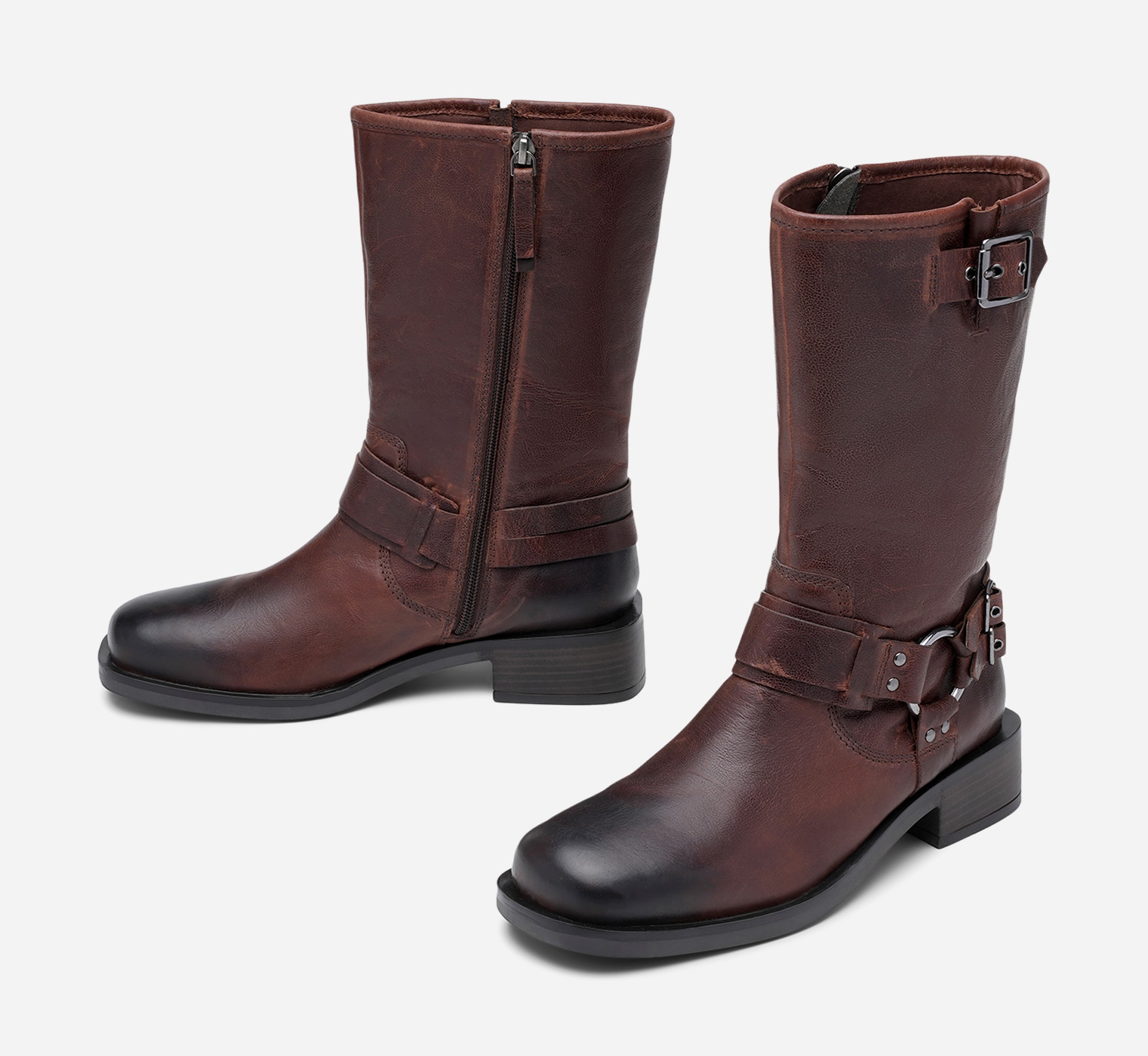 PACE, Bikerboots Brun