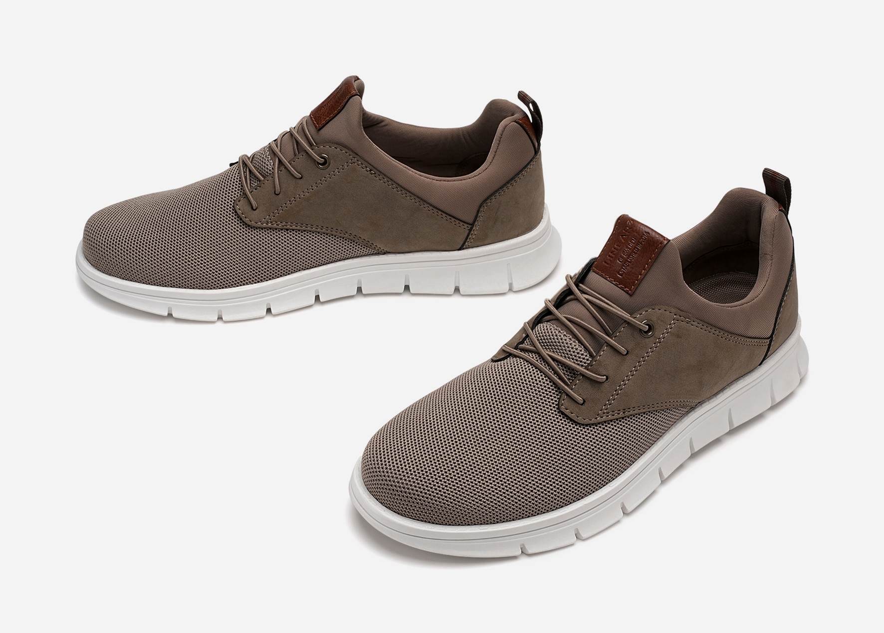 LINEAR, Snøresko Beige