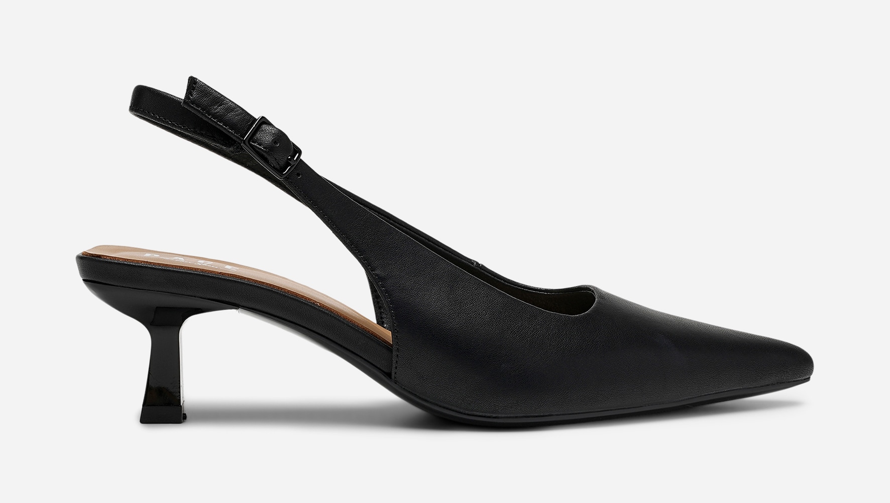 PACE, Pumps med slingback Sort