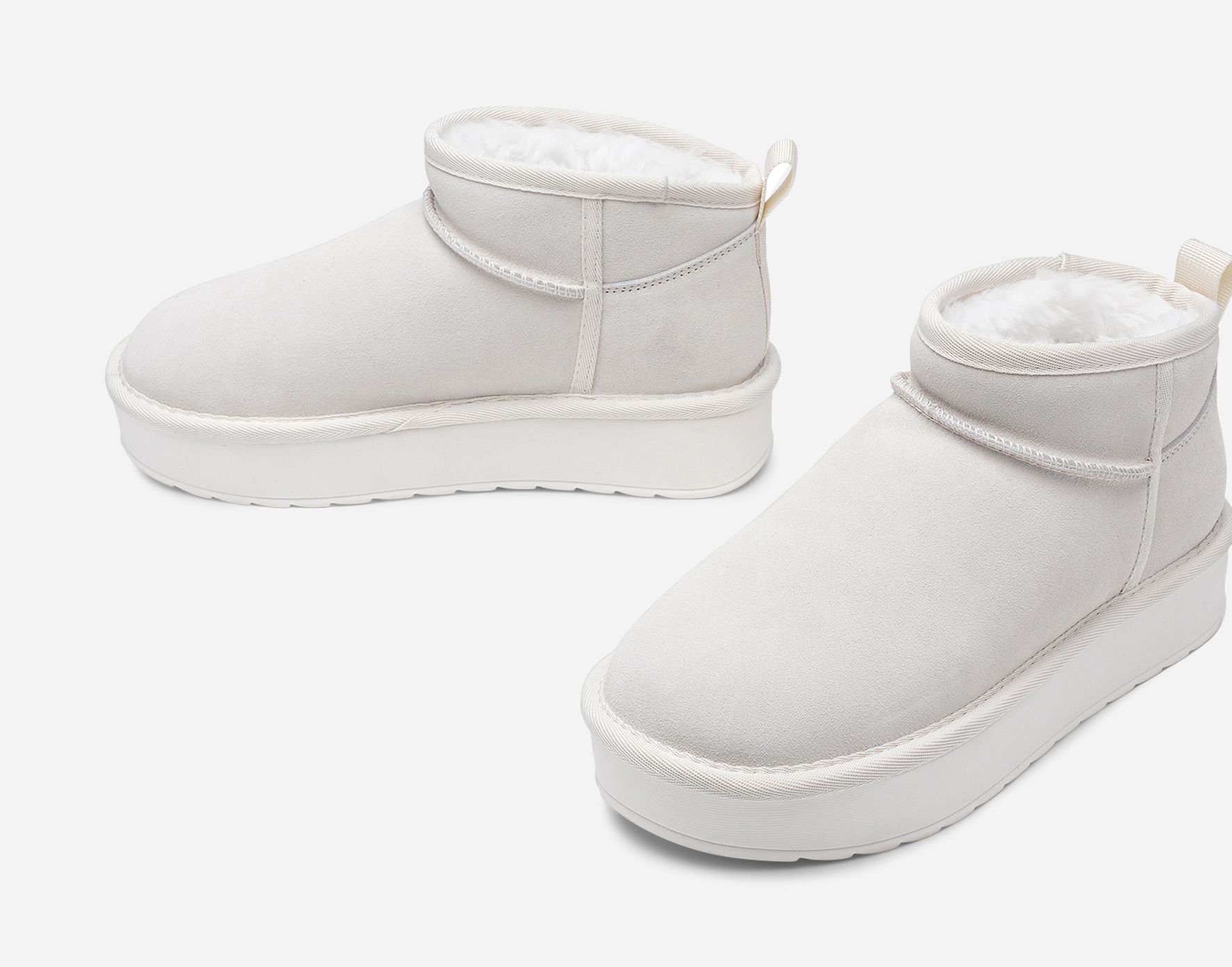 PACE, Varmforet boots Hvit