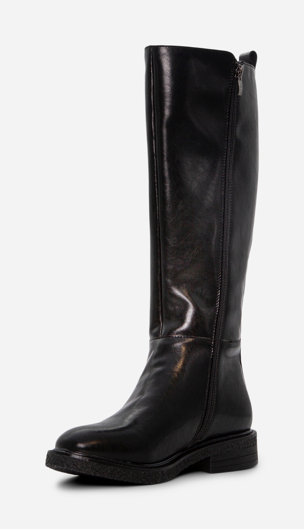 DUFFY, Støvlett med stretchskaft Sort