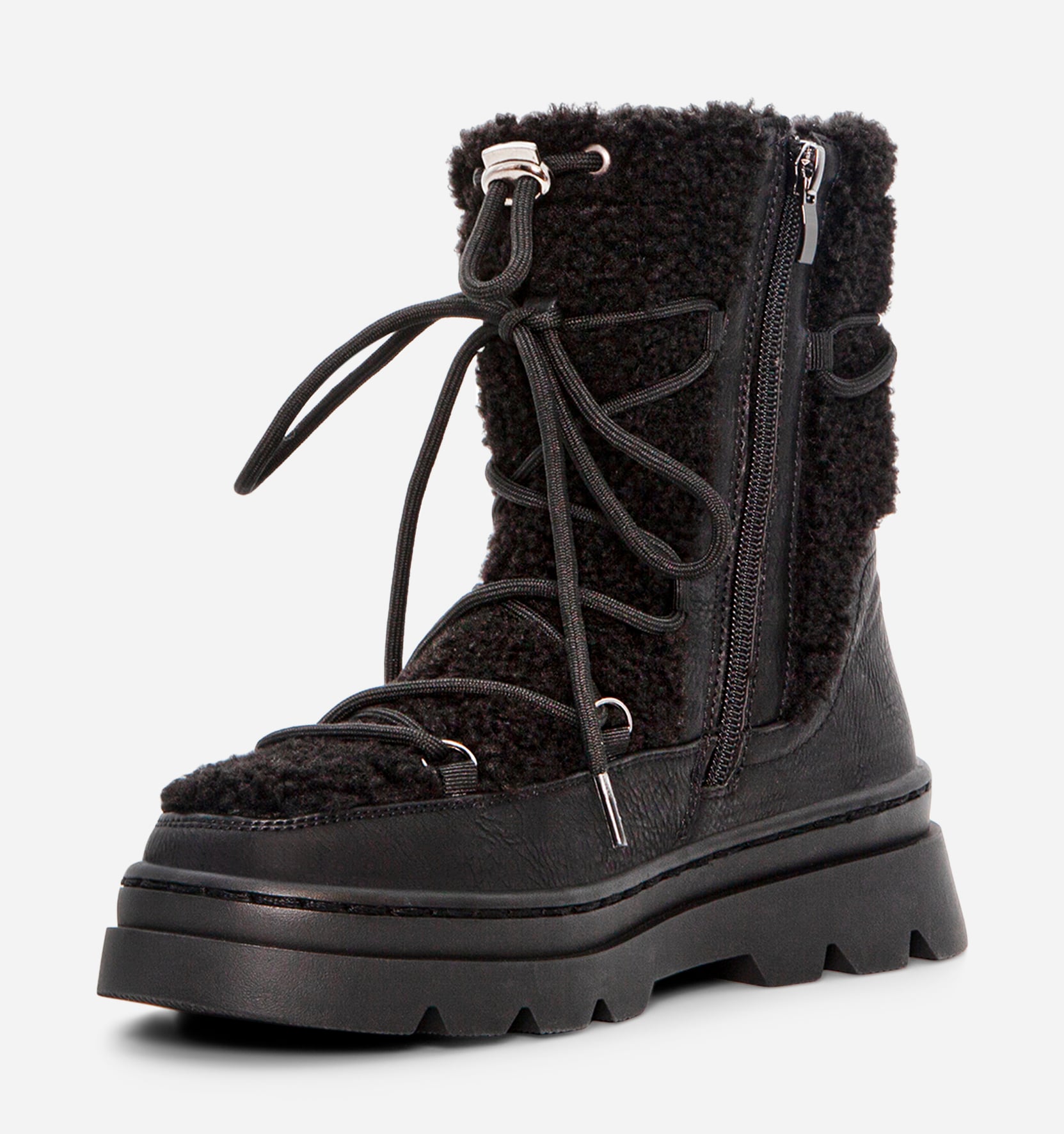 DUFFY, Varmforet boots, waterproof Sort