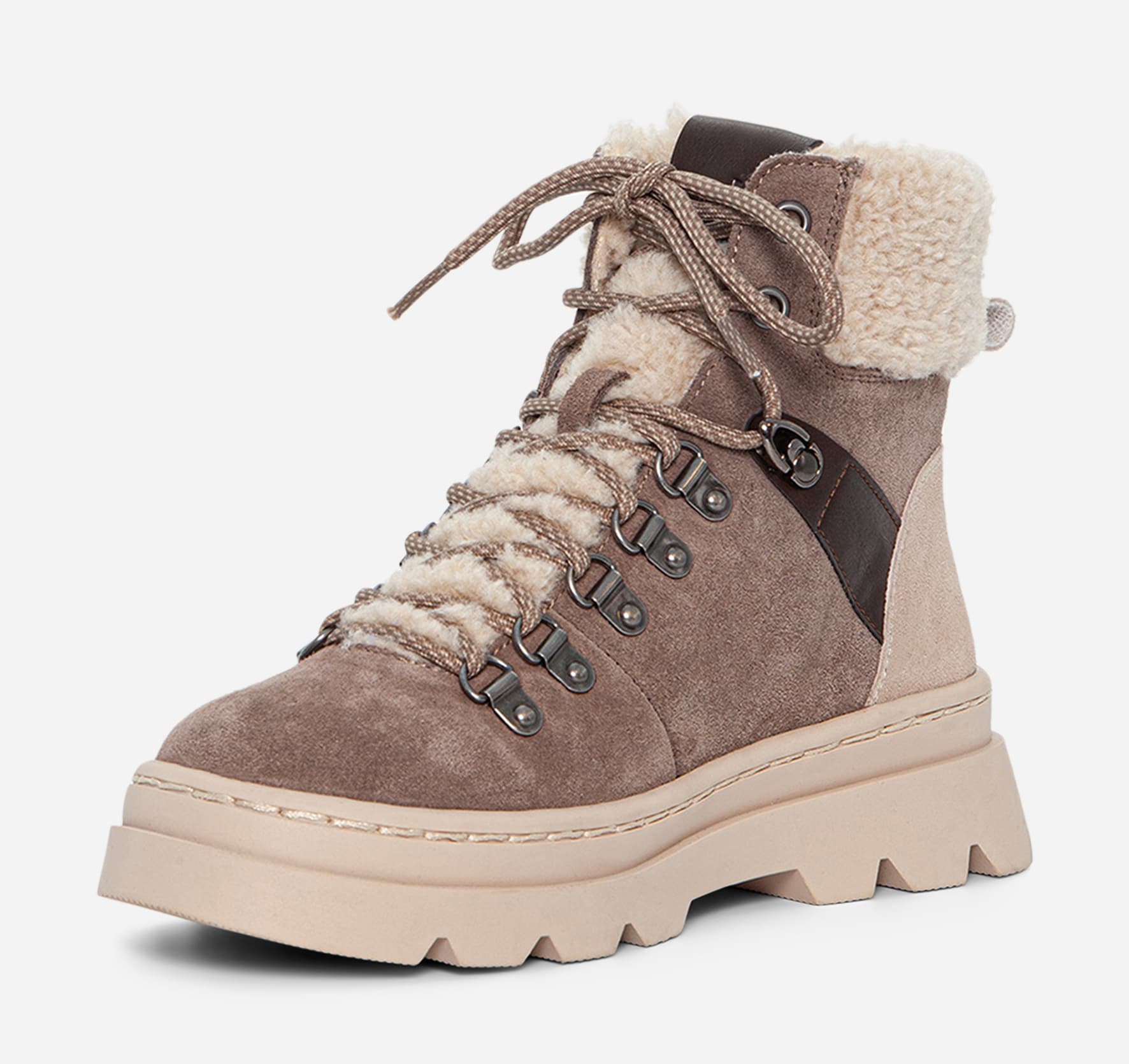 DUFFY, Varmforet skolett waterproof Brun