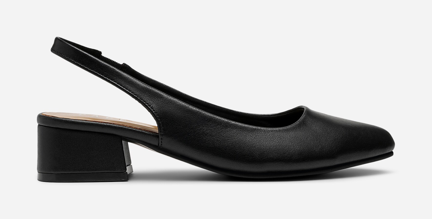 PACE, Pumps med slingback Sort