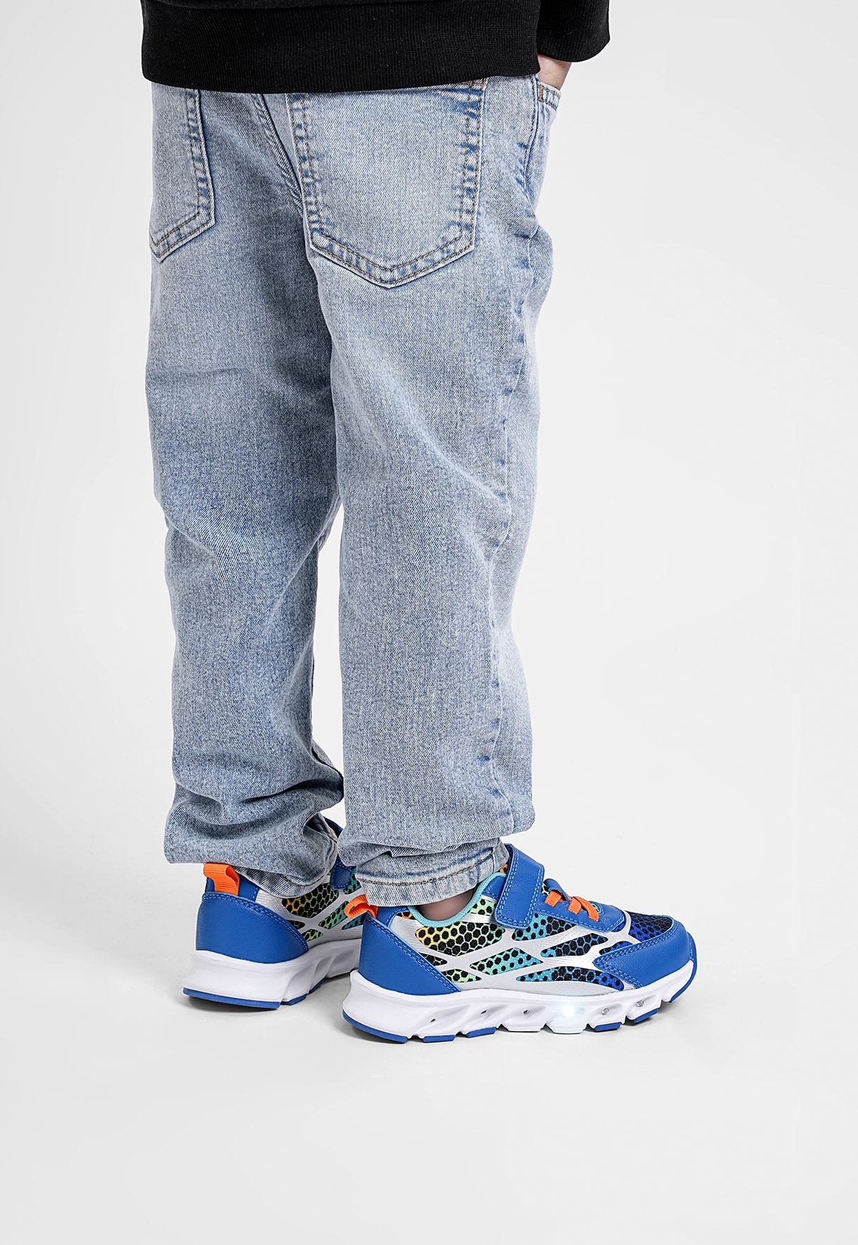 DINSKO, Blinkende sneakers Blå