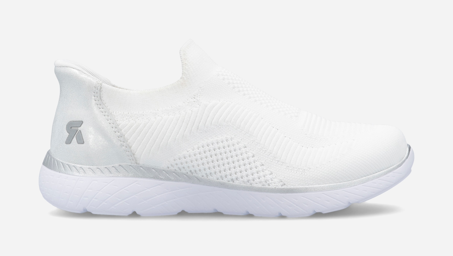 RIEKER, Sock sneakers Hvit