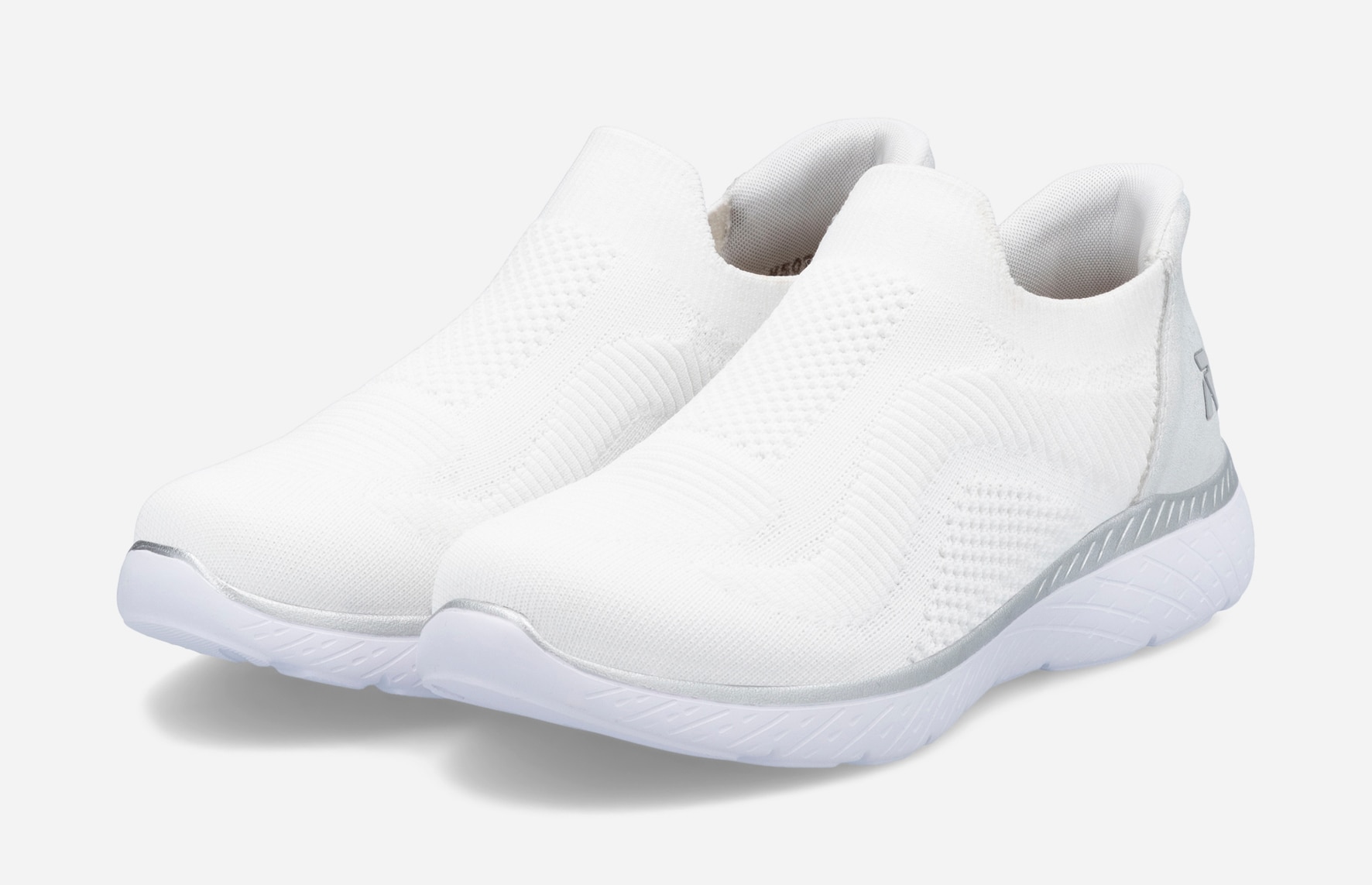 RIEKER, Sock sneakers Hvit