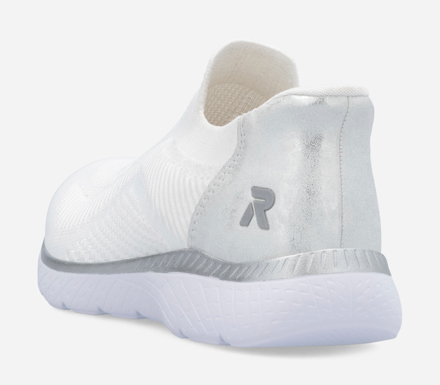 RIEKER, Sock sneakers Hvit