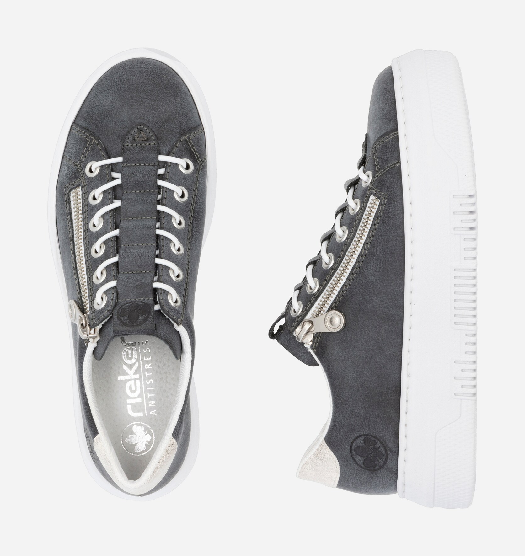 RIEKER, Sneakers Grå