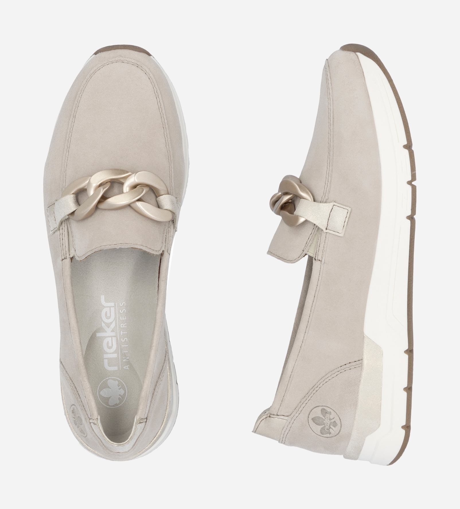 RIEKER, Sneakers Beige