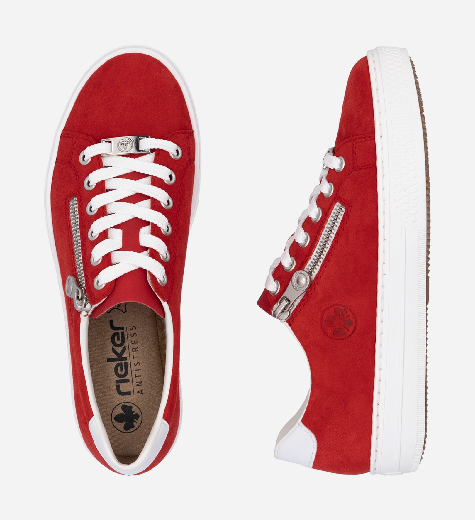 RIEKER, Sneakers Rød