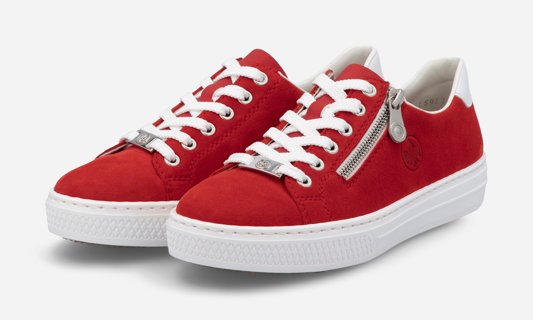 RIEKER, Sneakers Rød