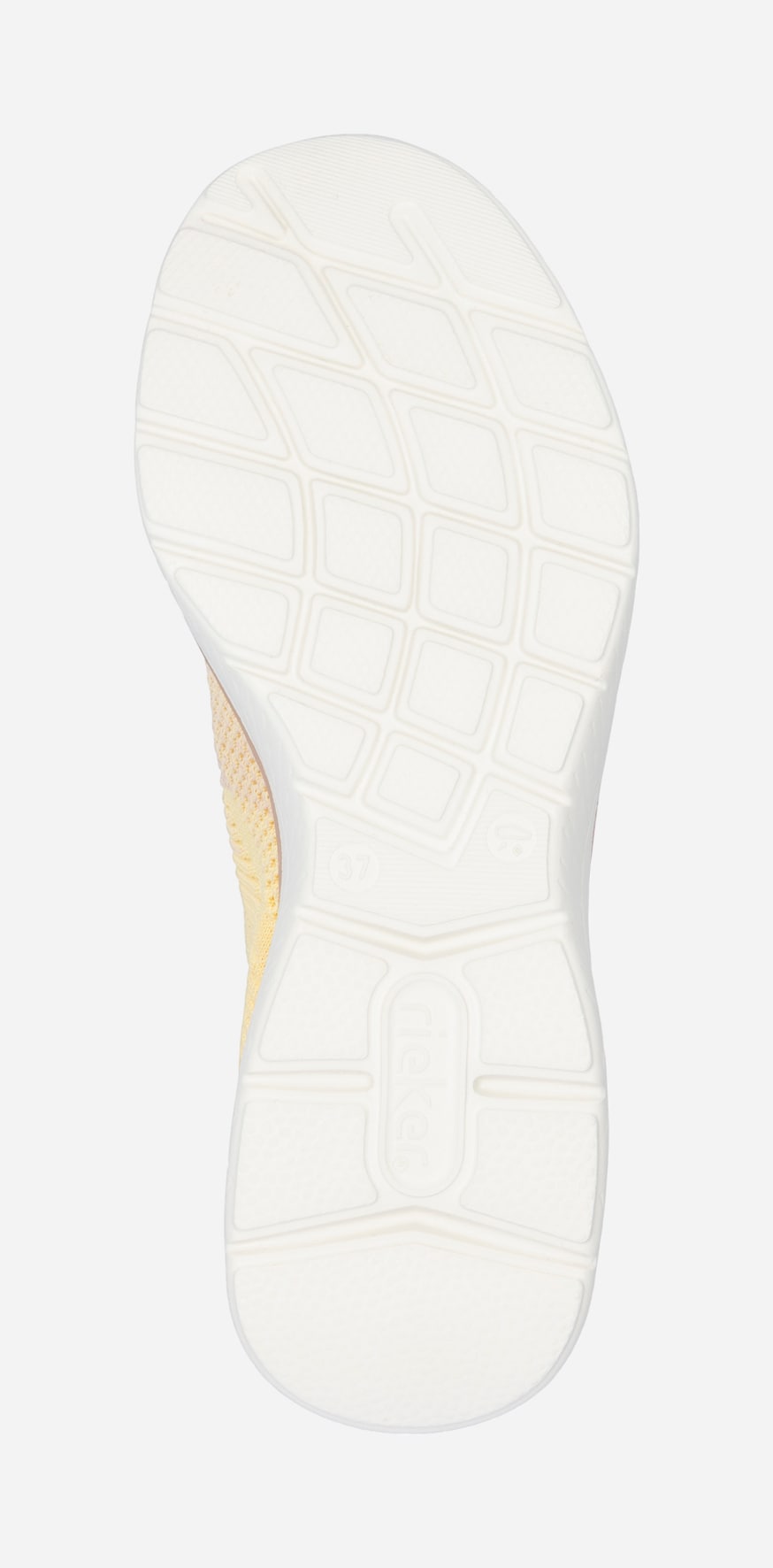 RIEKER, Sock sneakers Gul