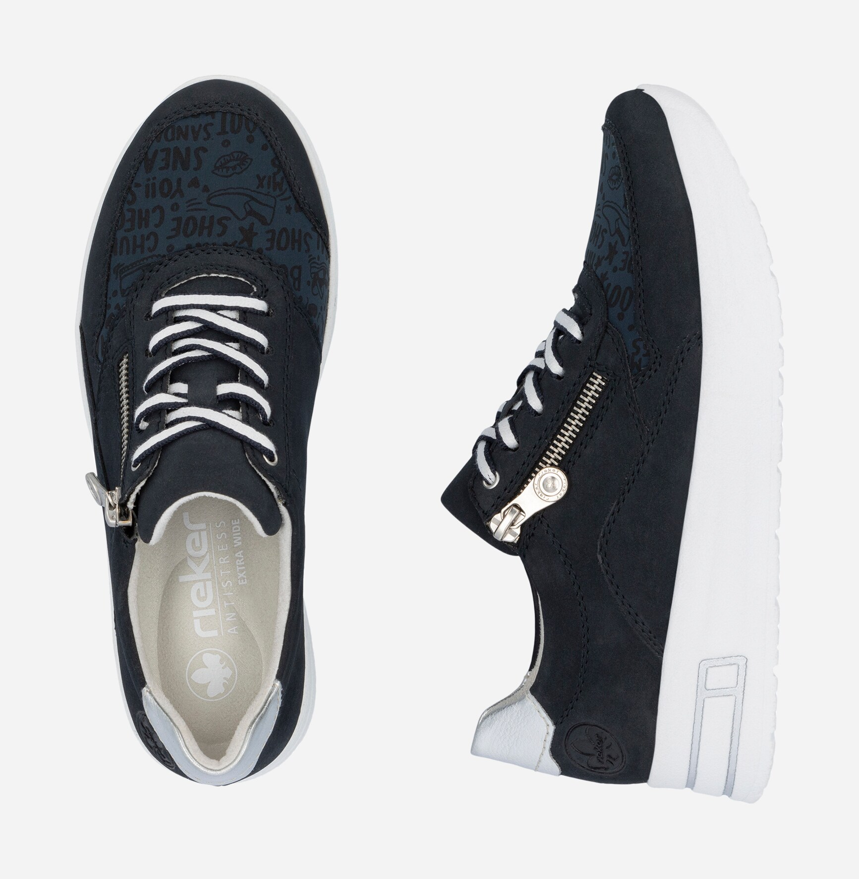 RIEKER, Sneakers Blå