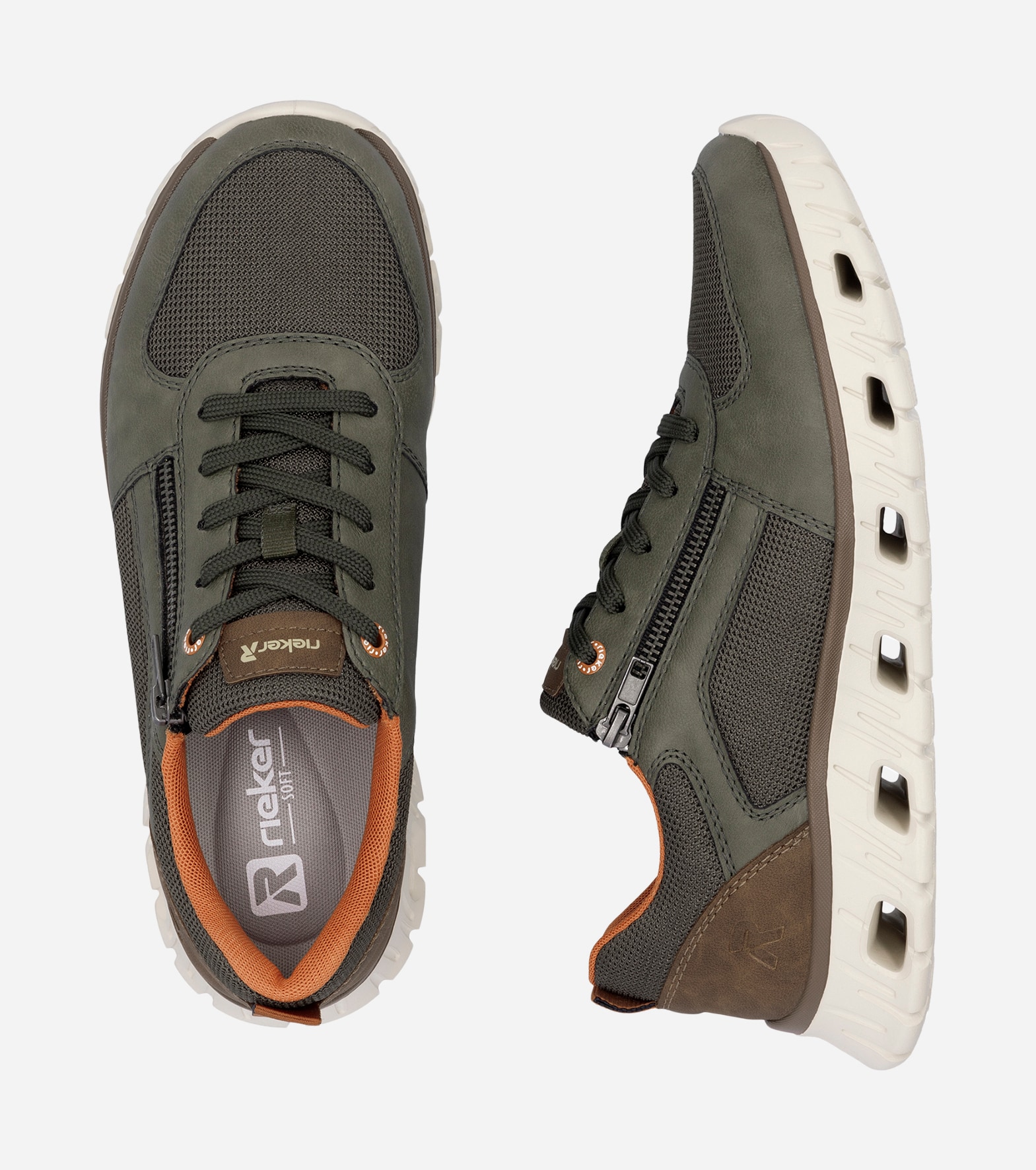 RIEKER, Sneakers Grønn