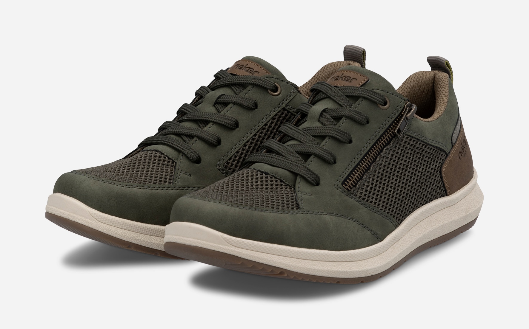 RIEKER, Sneakers Grønn