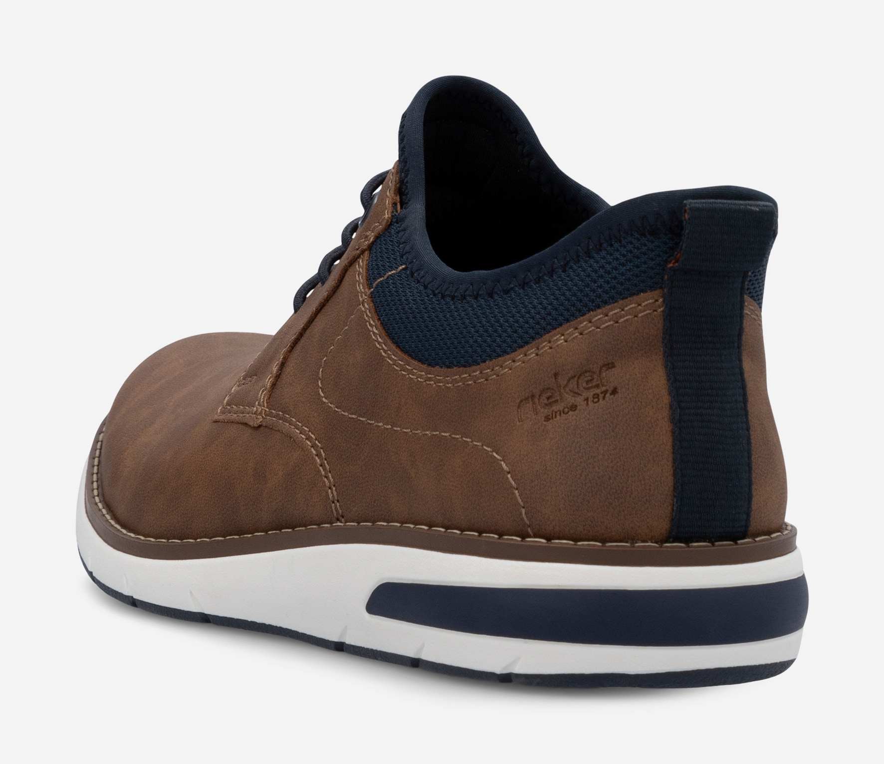 RIEKER, Snøresko Brun