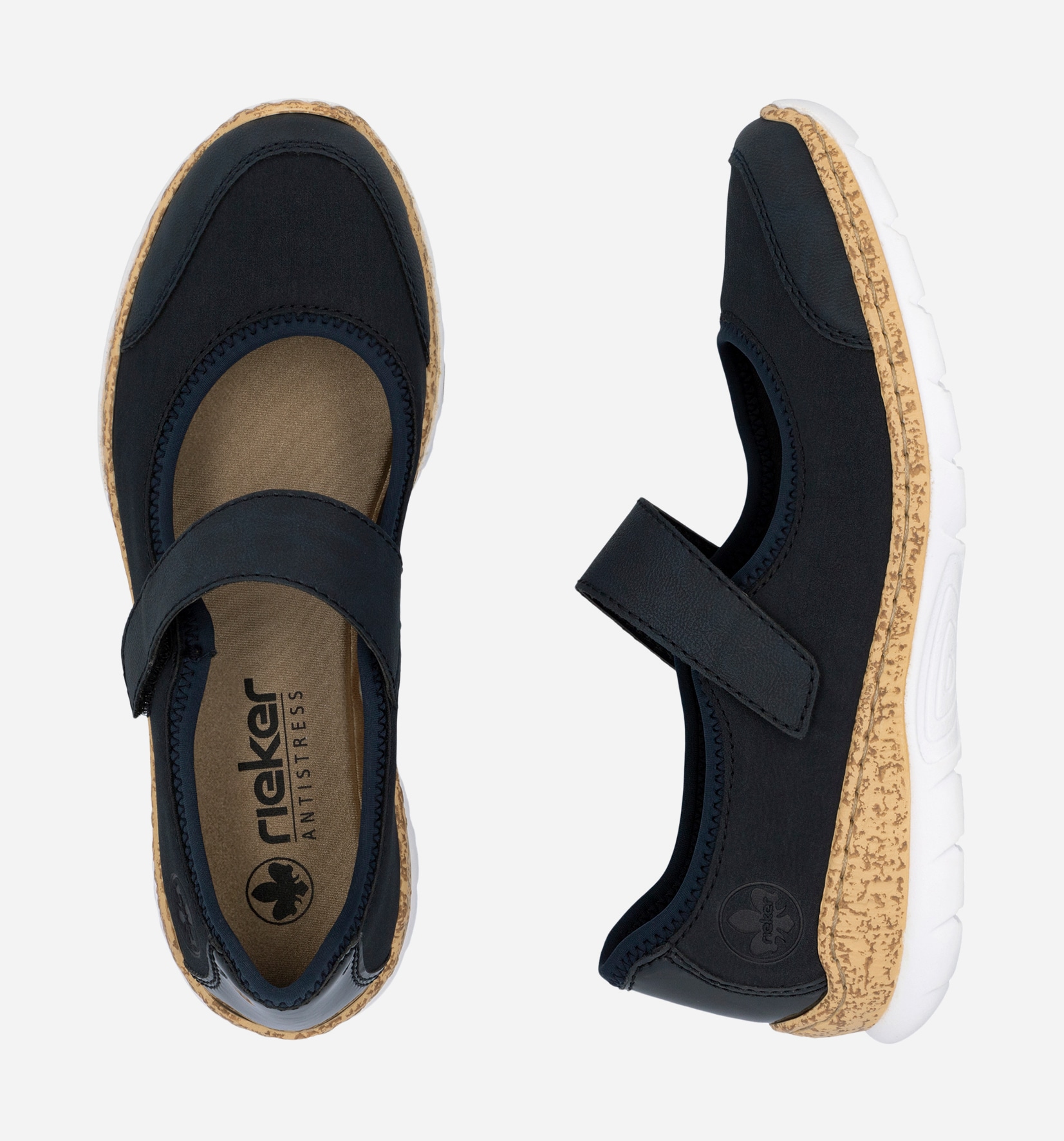 RIEKER, Ballerinasko Blå