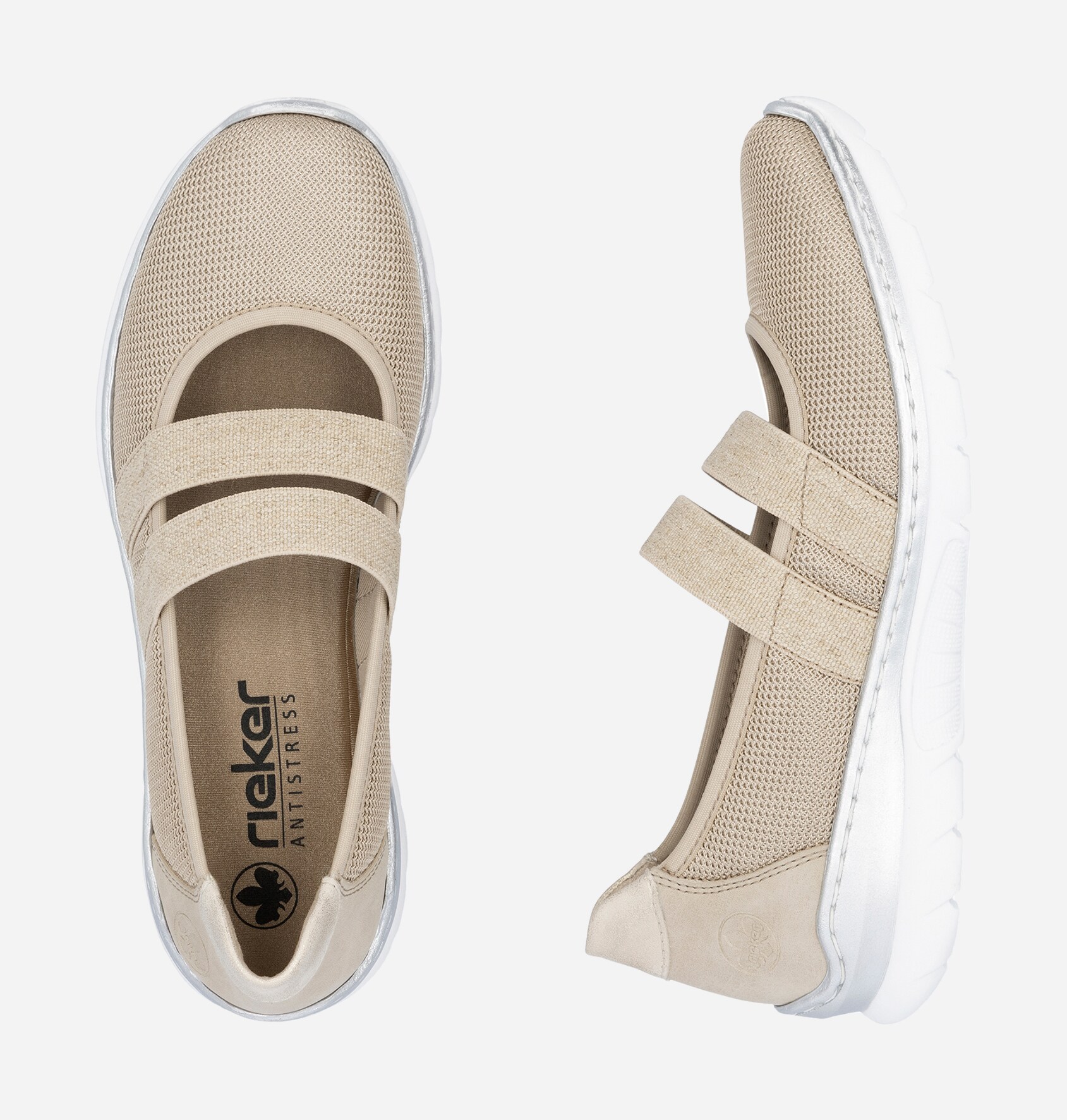 RIEKER, Ballerinasko Beige