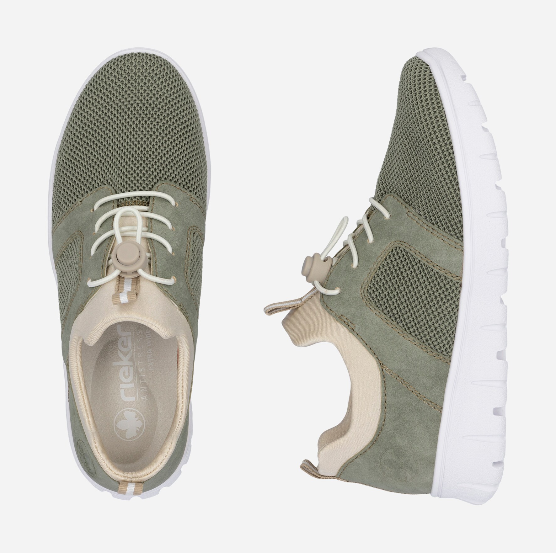 RIEKER, Sneakers Grønn
