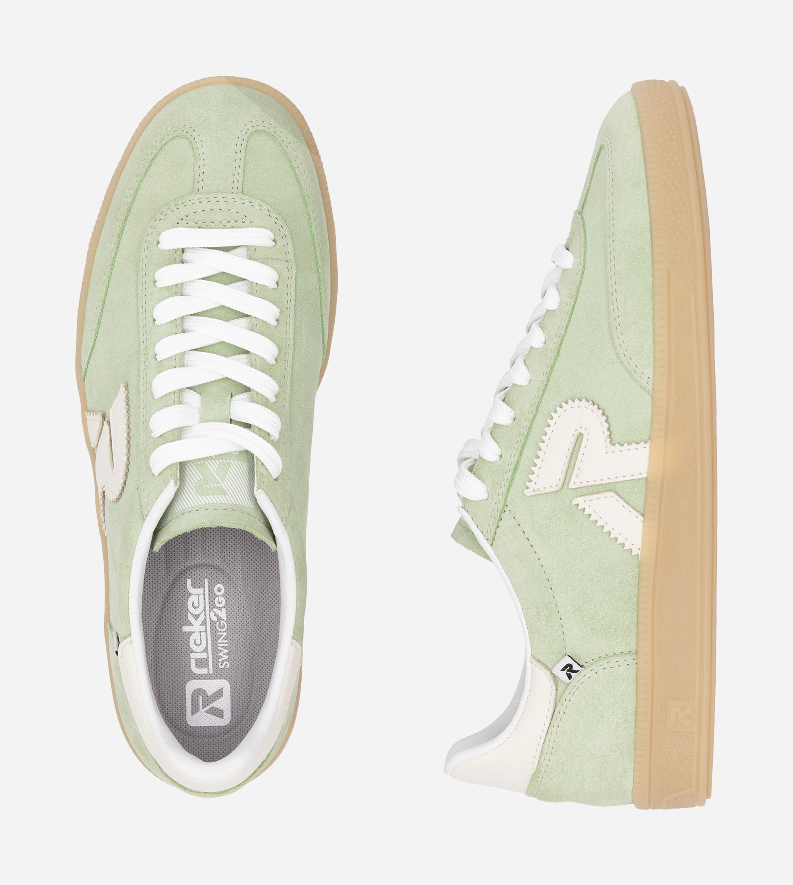 RIEKER, Sneakers Grønn