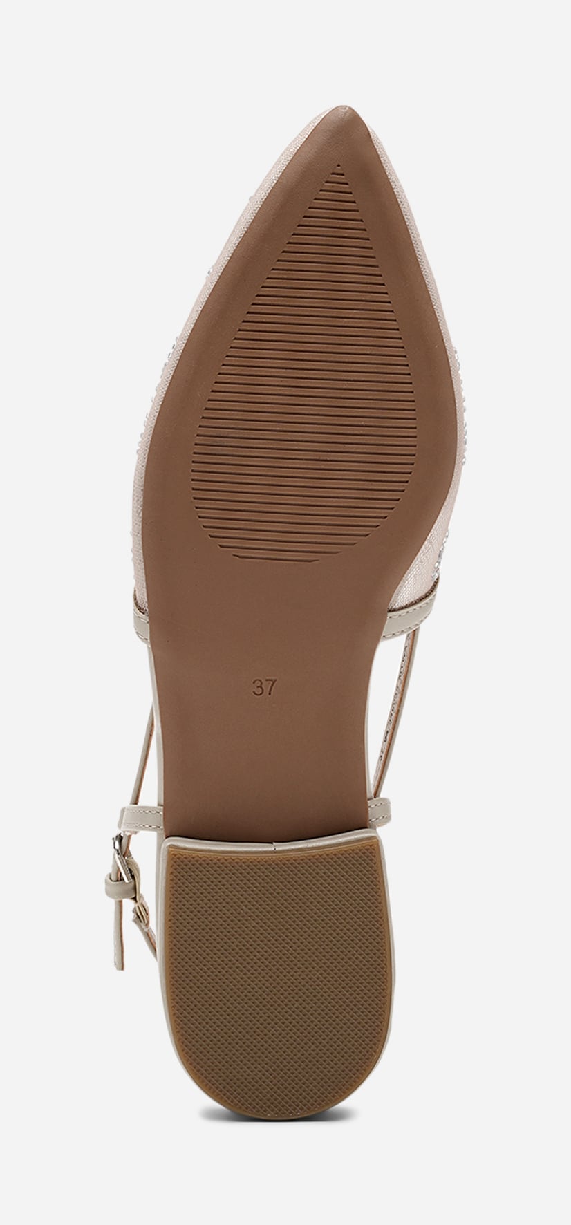 XIT, Ballerinasko med slingback Beige