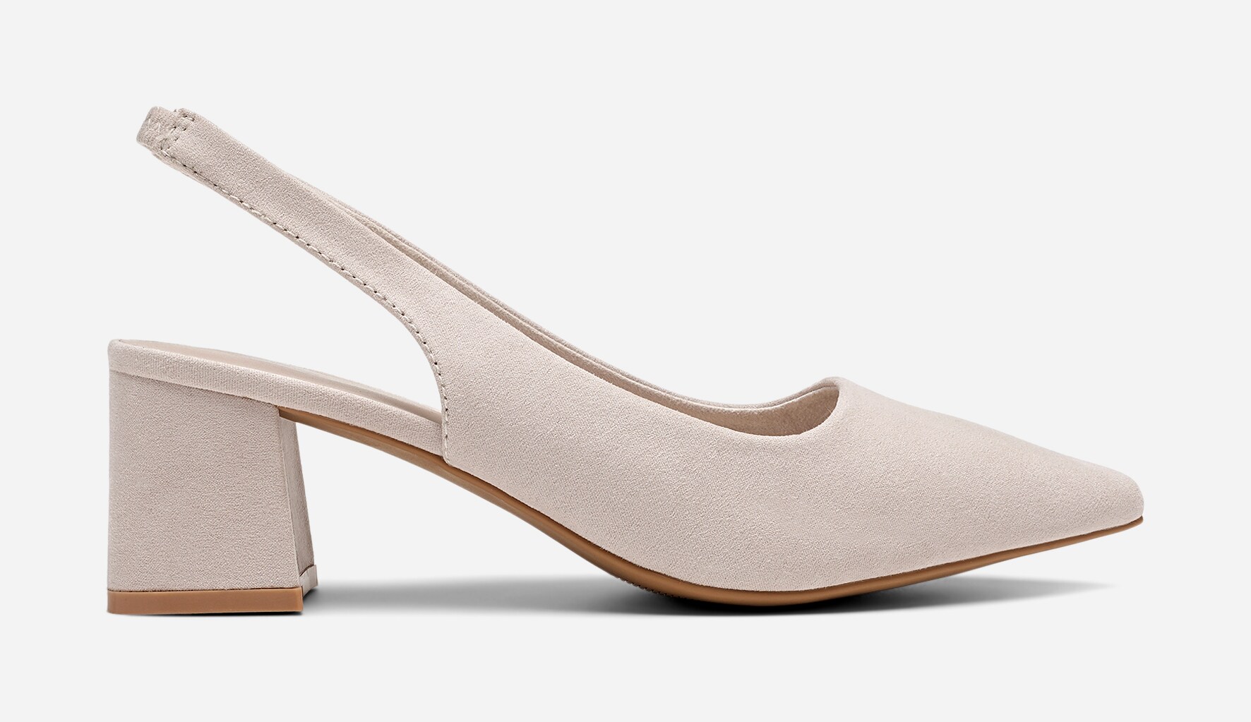 XIT, Pumps med slingback Beige