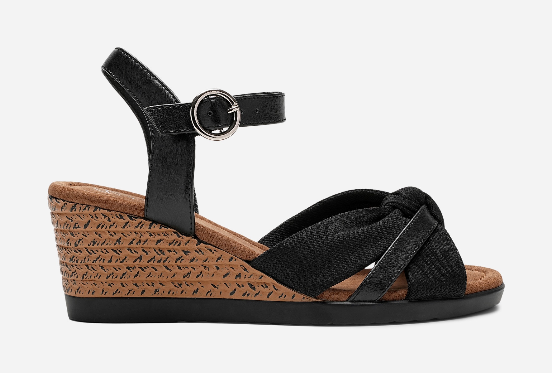 SO ALL, Sandalett med reimer Sort