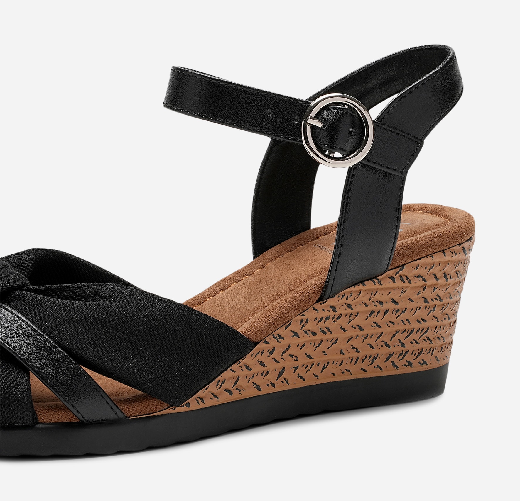 SO ALL, Sandalett med reimer Sort