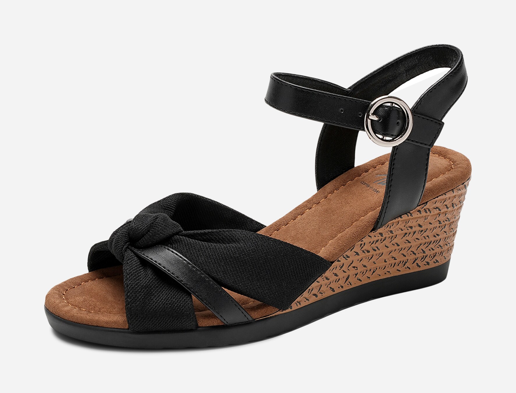 SO ALL, Sandalett med reimer Sort