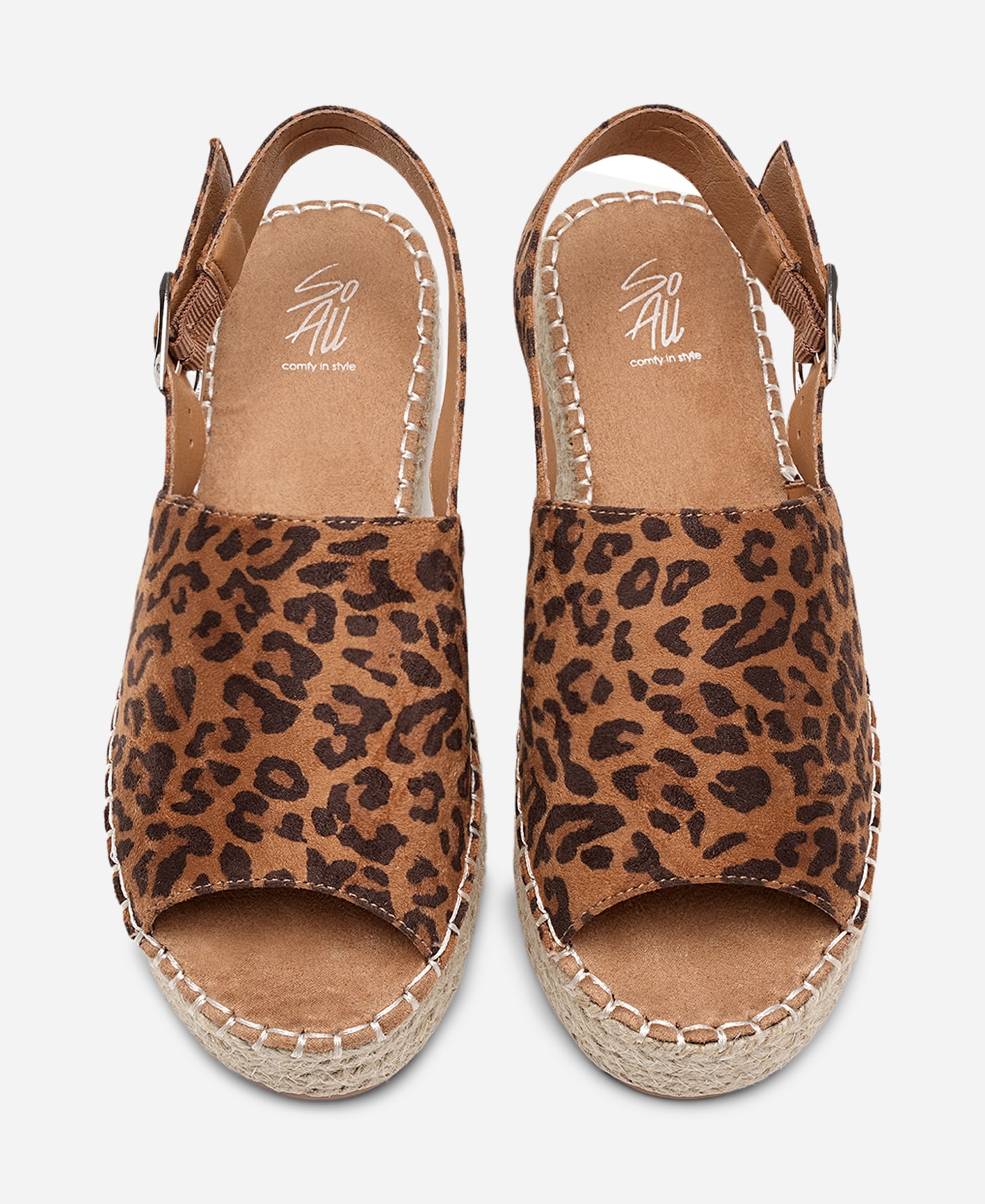 SO ALL, Sandal med repsåle Flerfarget