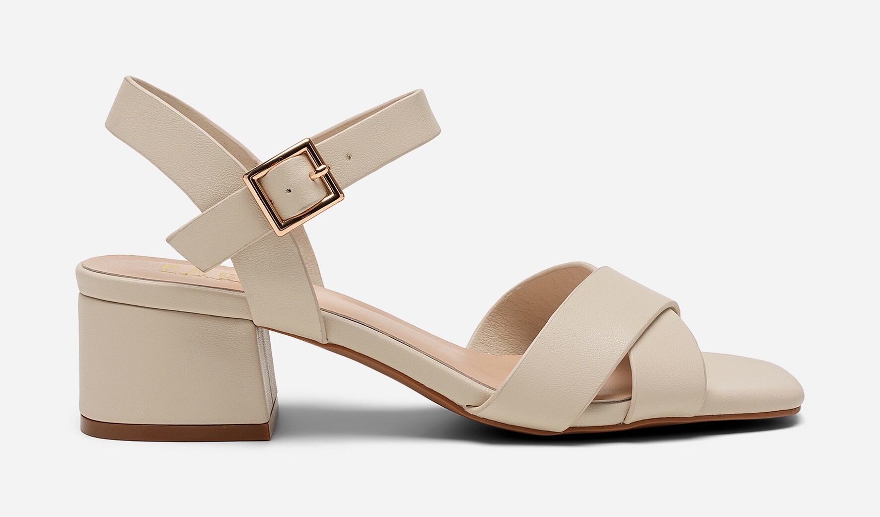 PACE, Sandalett med reimer Beige