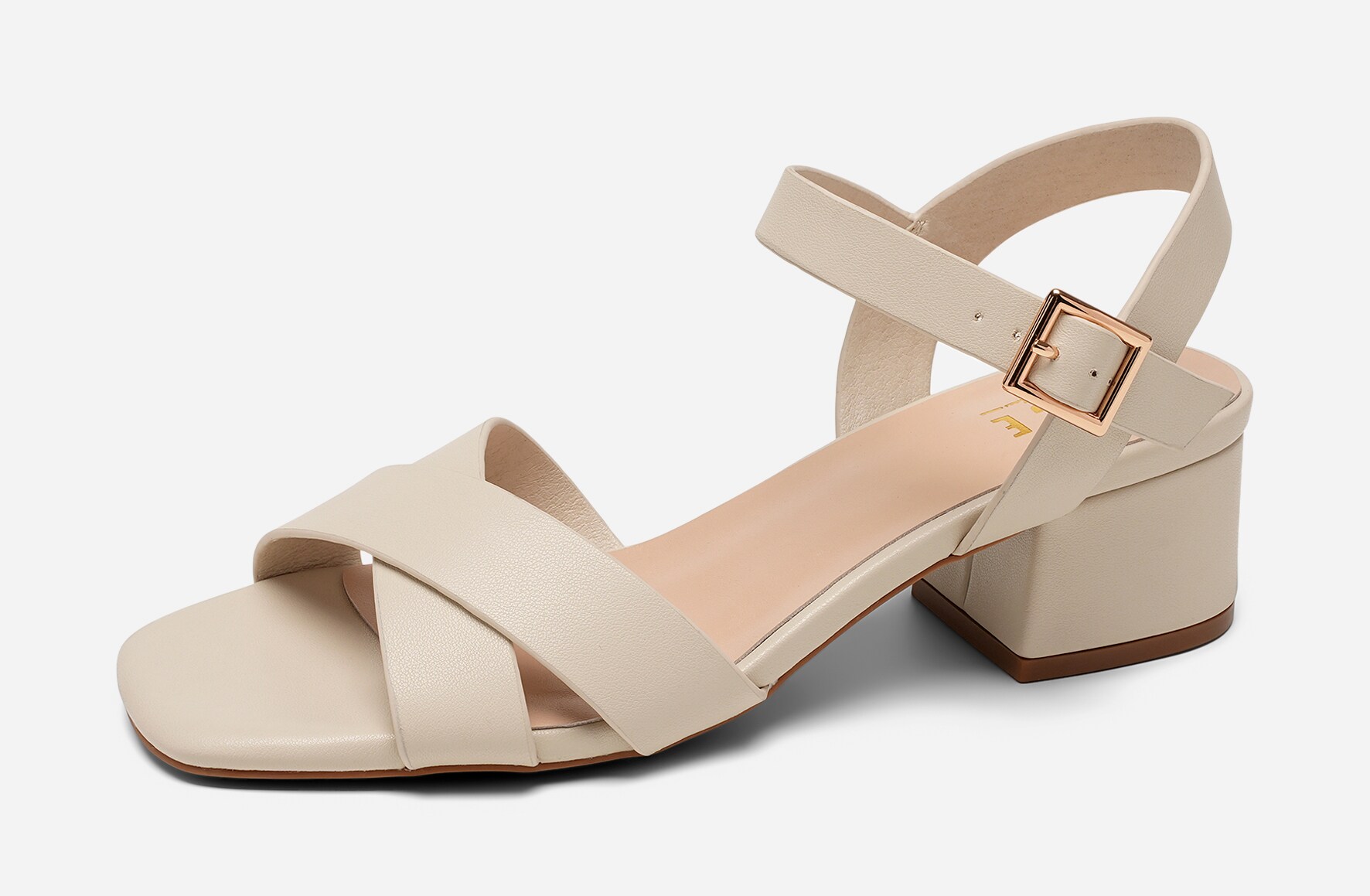 PACE, Sandalett med reimer Beige