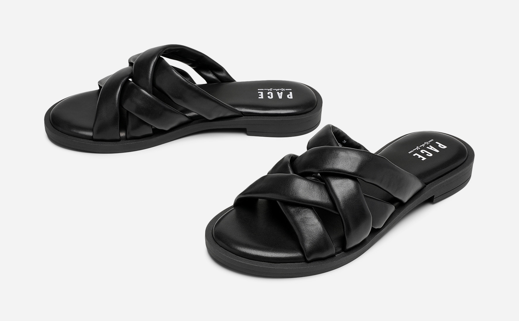 PACE, Sandal med reimer Sort