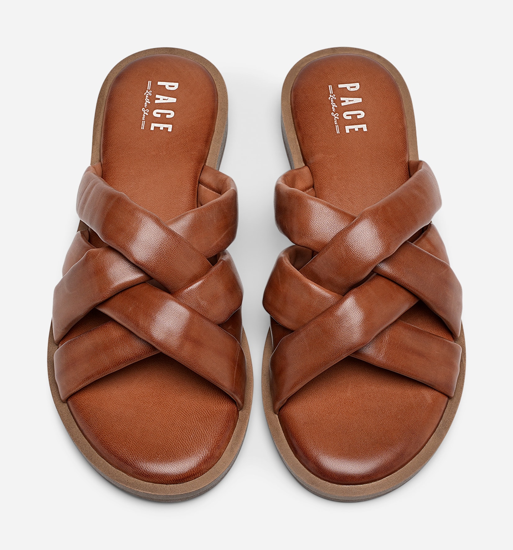 PACE, Sandal med reimer Brun