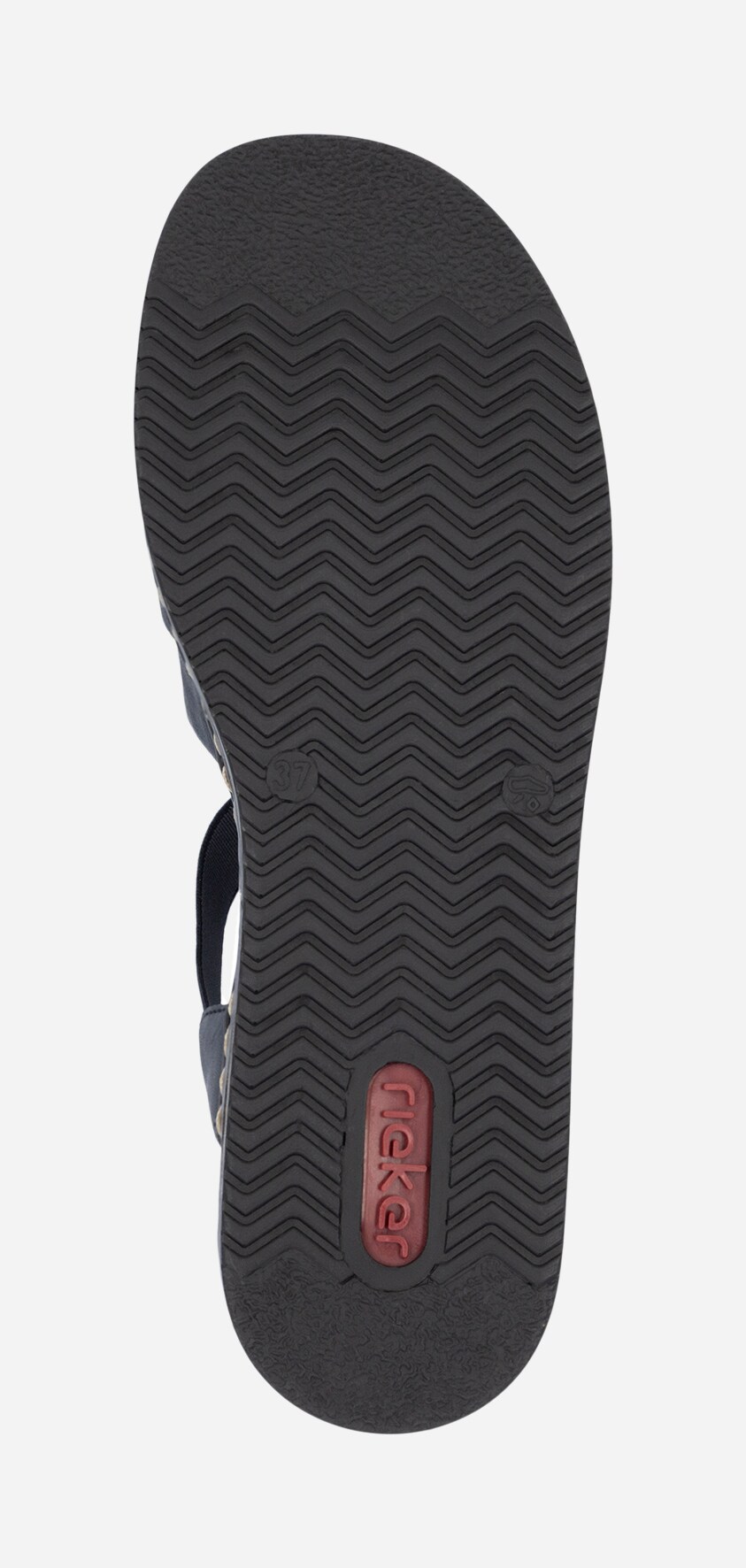 RIEKER, Sandalett med reimer Blå