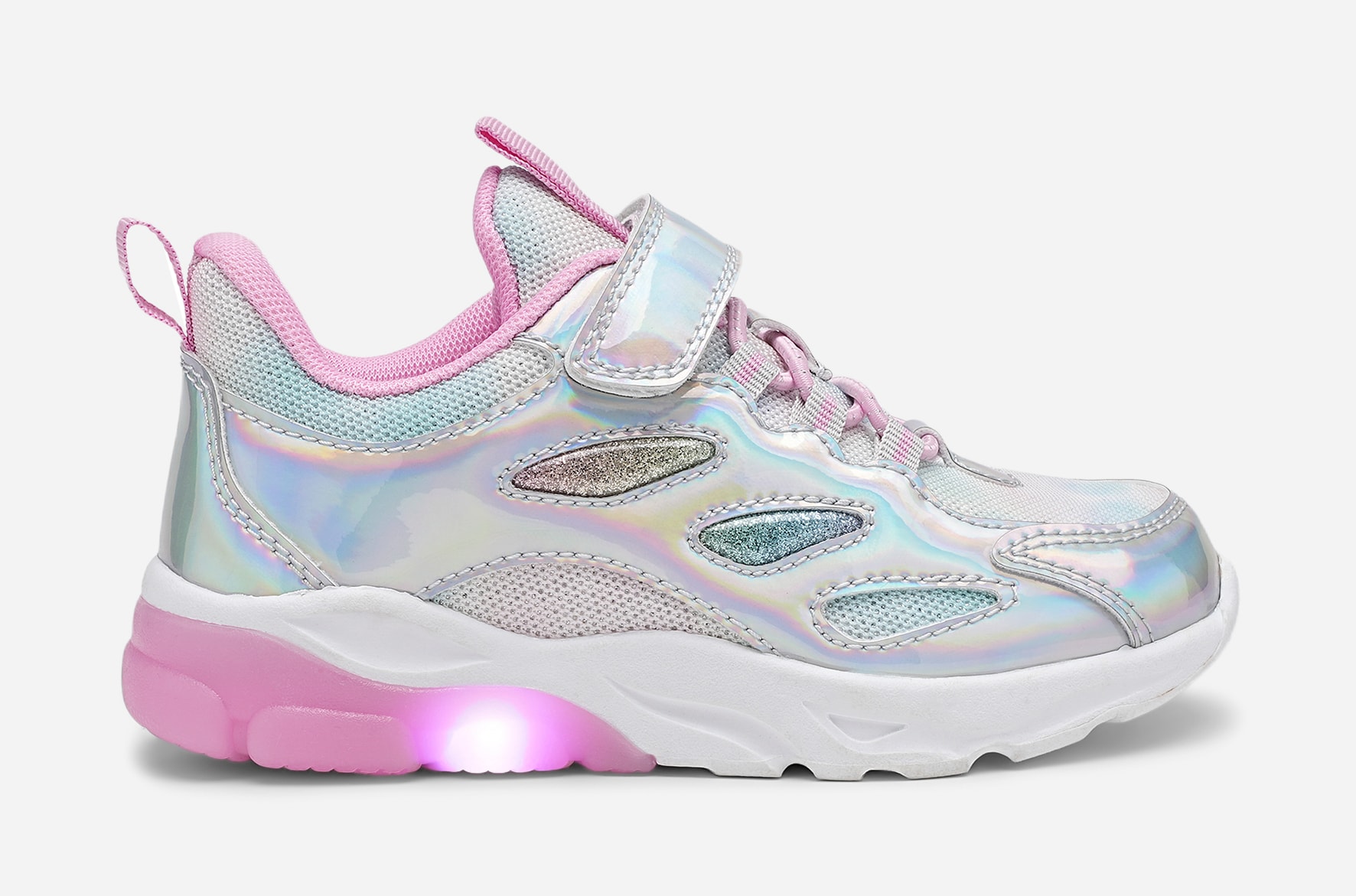 DINSKO, Blinkende sneakers Metall