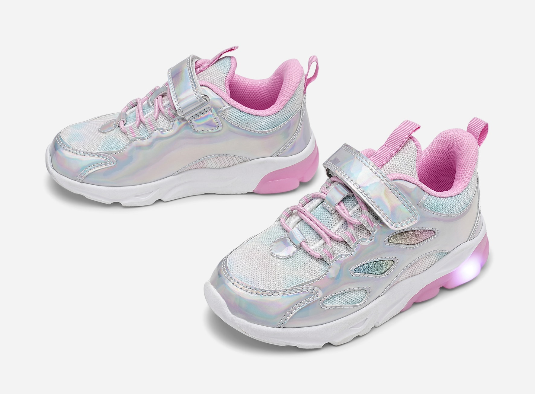 DINSKO, Blinkende sneakers Metall