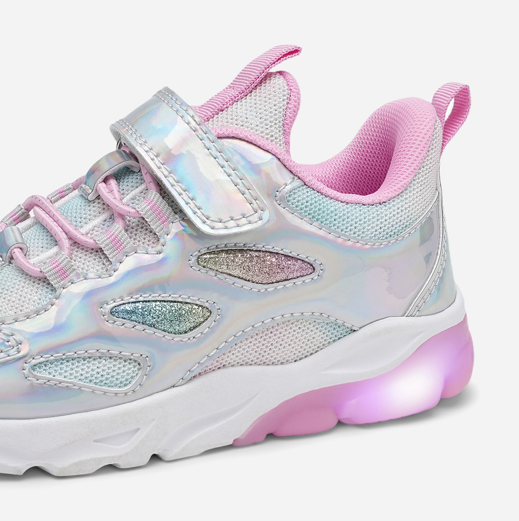 DINSKO, Blinkende sneakers Metall