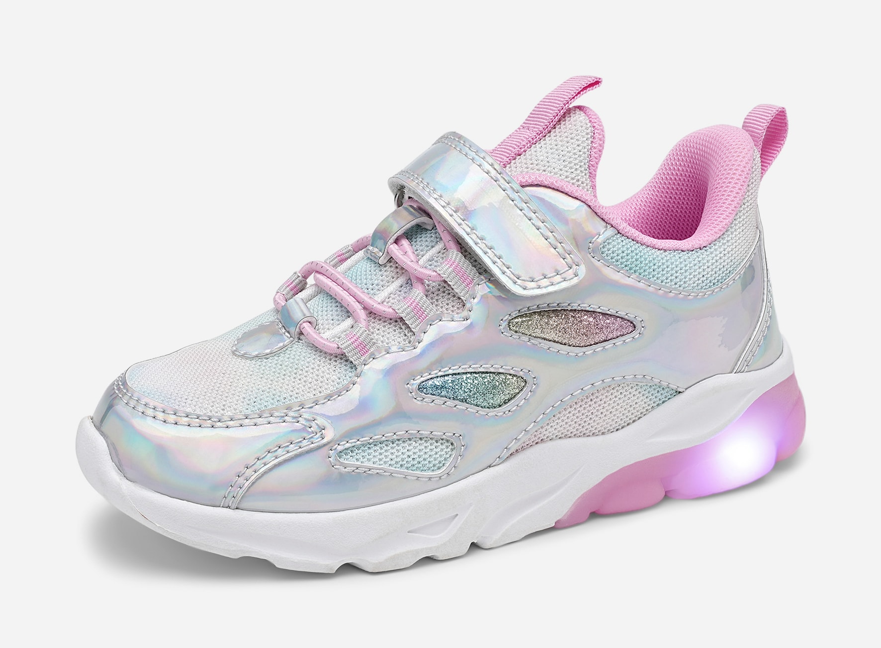 DINSKO, Blinkende sneakers Metall