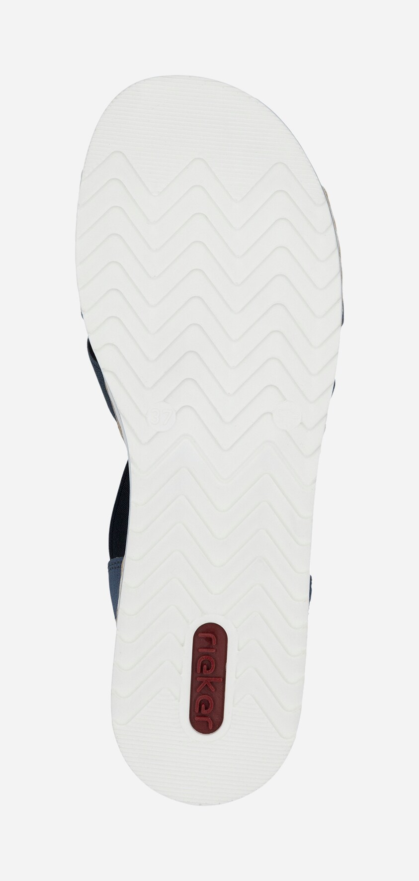 RIEKER, Sandal med reimer Blå