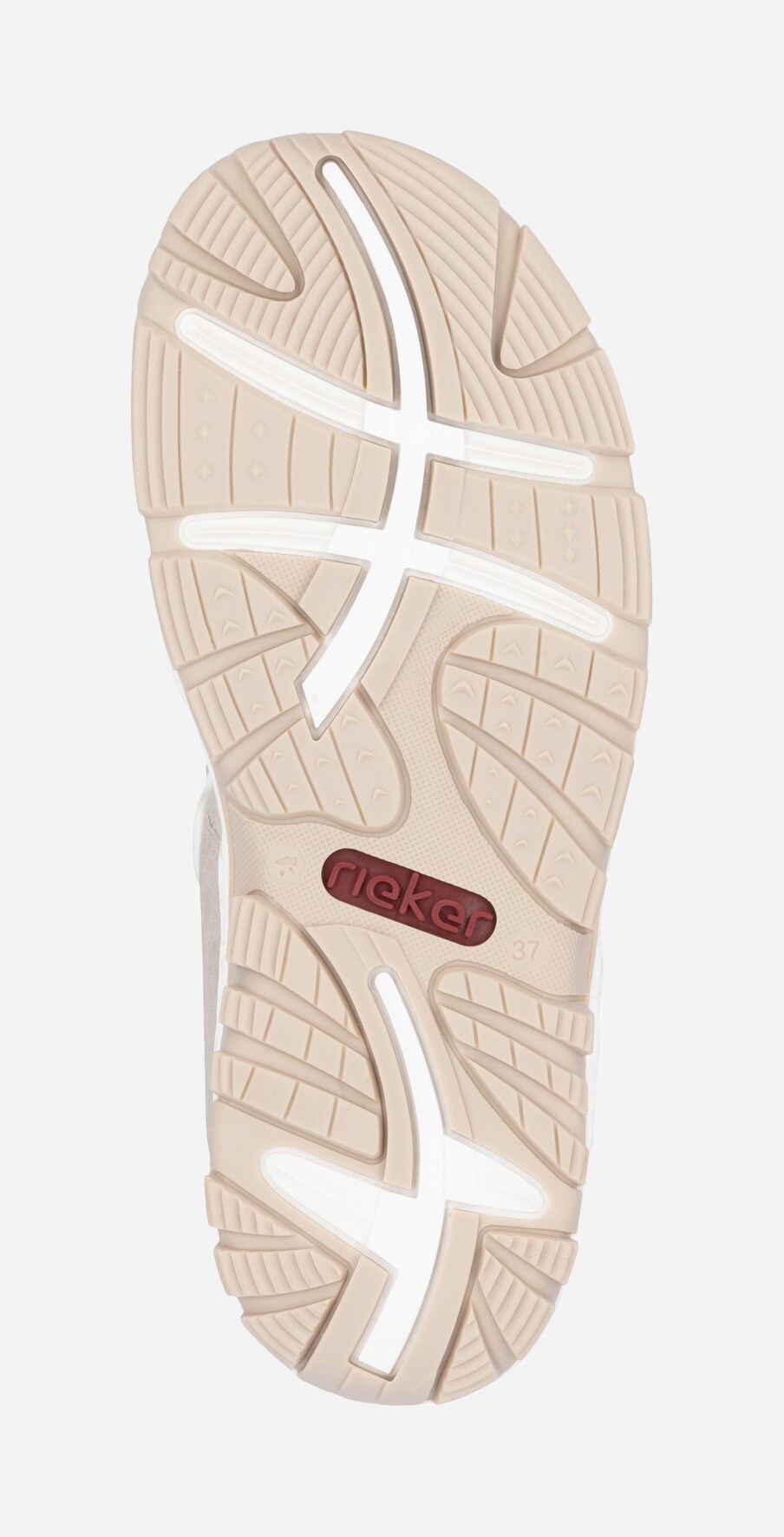 RIEKER, Sandal med reimer Beige