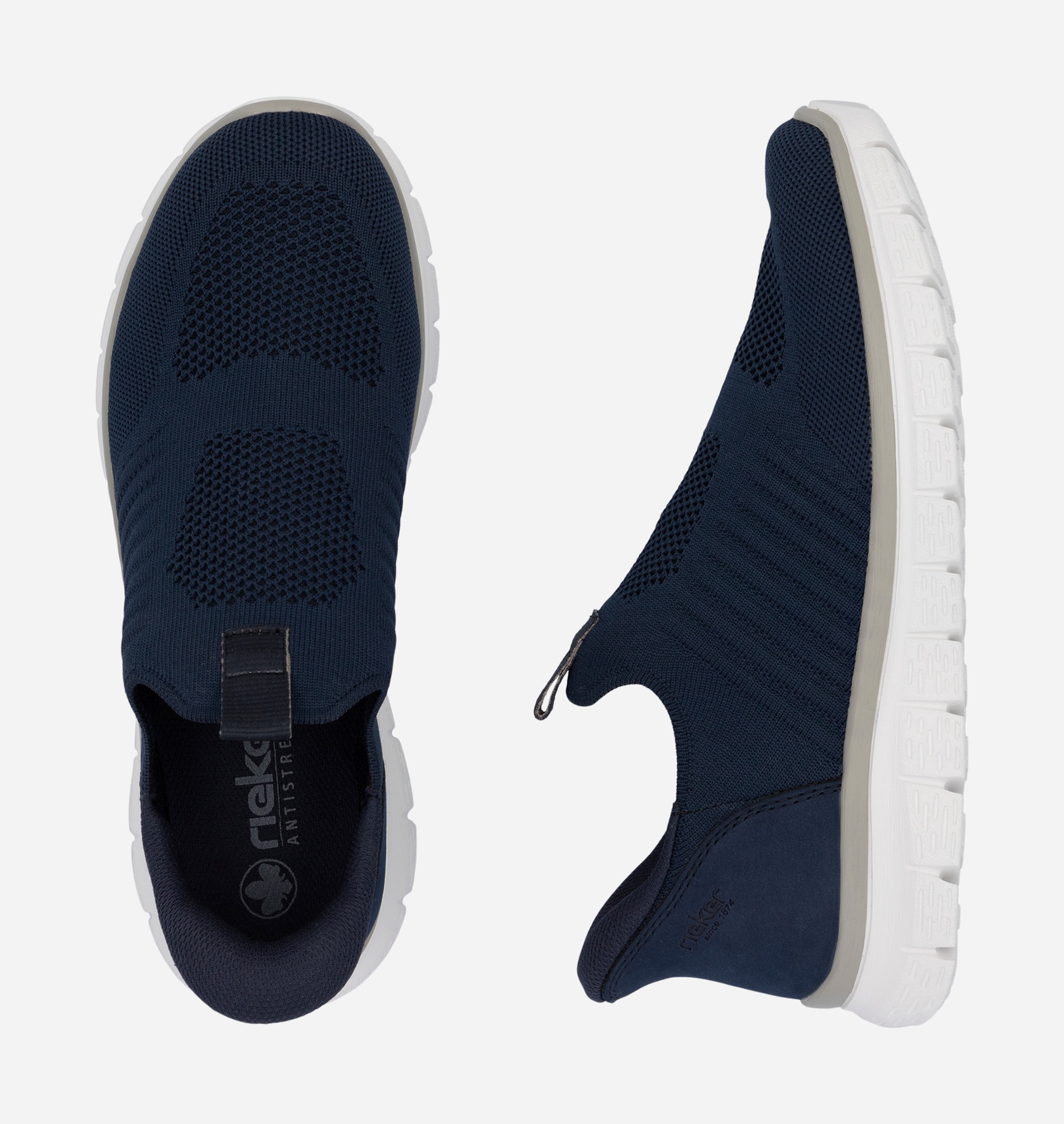 RIEKER, Step-in sneakers Blå