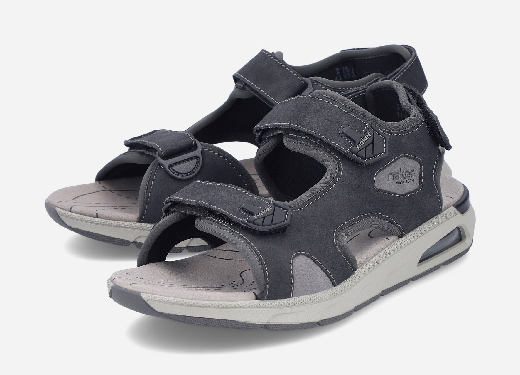 RIEKER, Sandal Sort