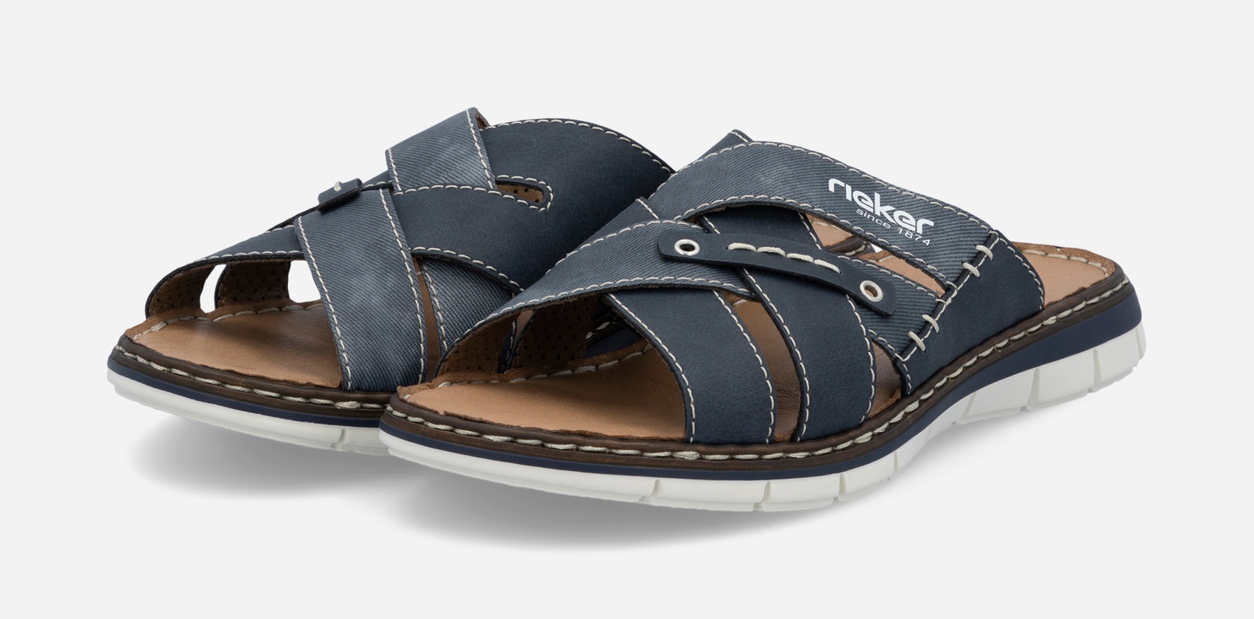 RIEKER, Sandal Blå