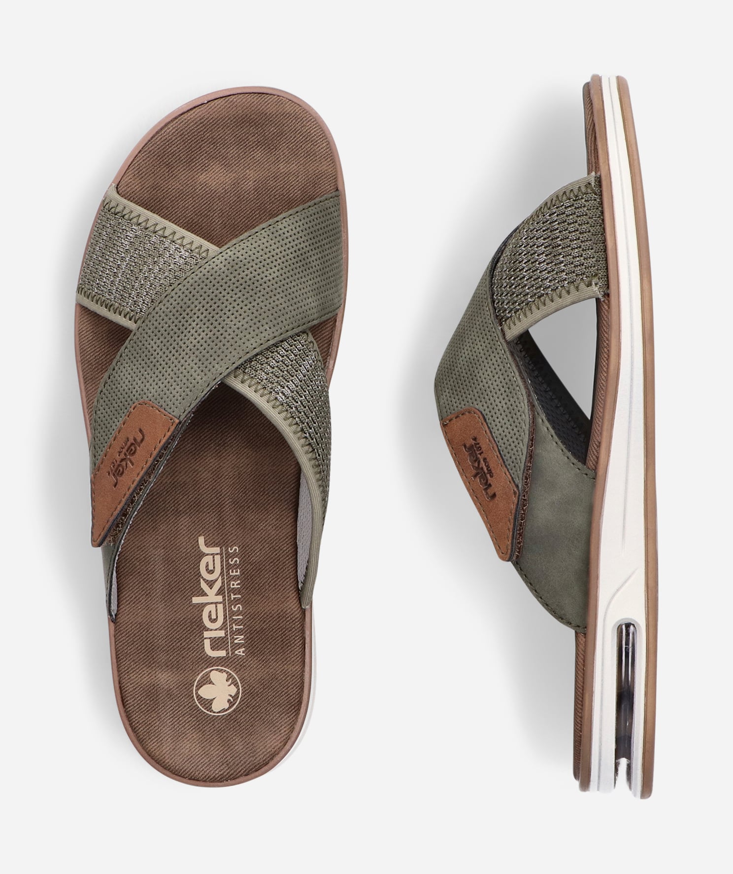 RIEKER, Sandal Grønn