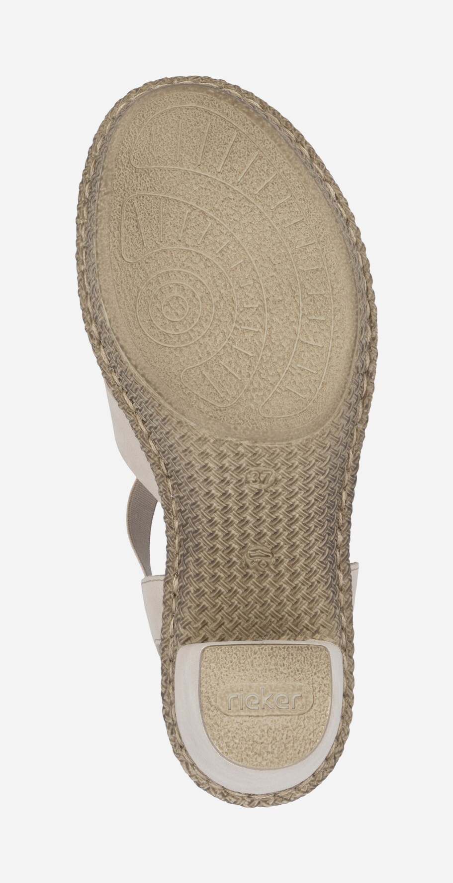 RIEKER, Sandalett med reimer Beige
